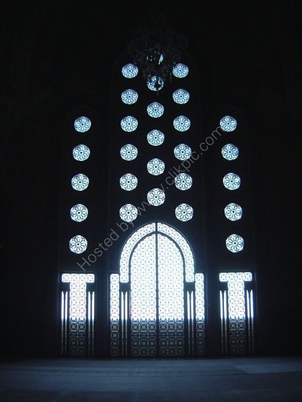Window, Hassan II Mosque, Casablanca